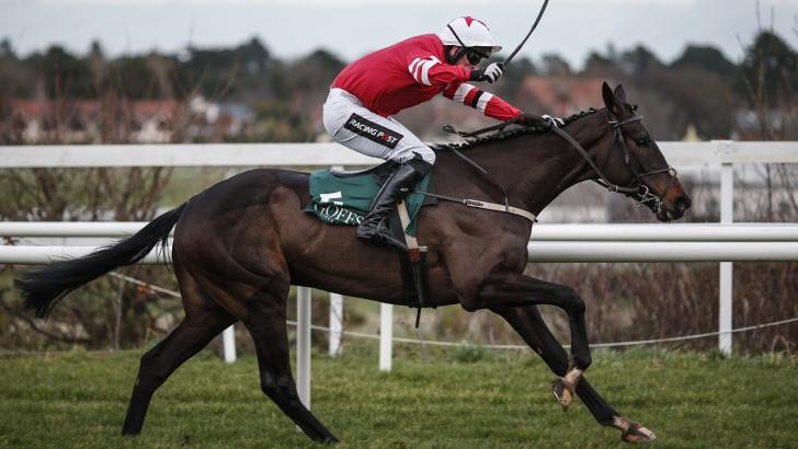 Blackbow winning at Leopardstown